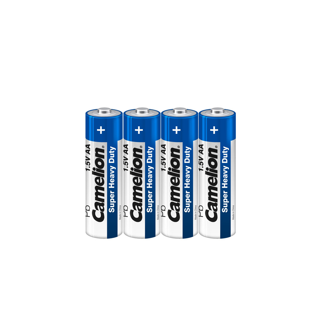 Camelion Battery Size AA 4pcs Super Heavy Duty Shrink