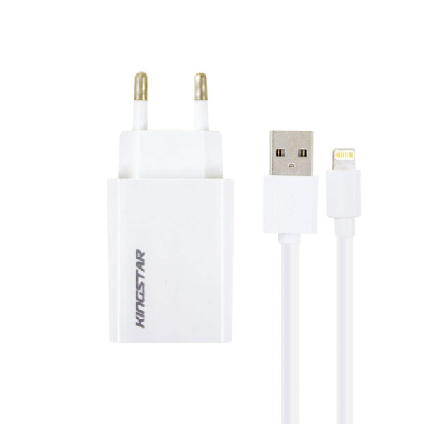 Kingstar Wall Charger KW151i with Lightning Cable