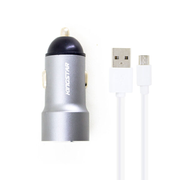Kingstar Car Charger KC144A micro usb Cable