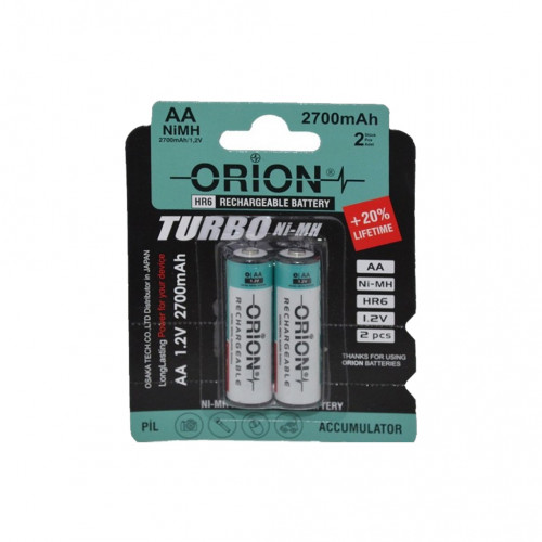 Orion BatteryAA size/2pcs RC (2700mAh) Orion BatteryAA size/2pcs RC (2700mAh)
