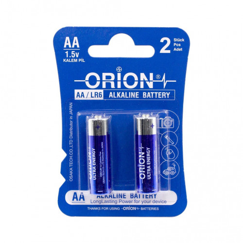 Orion Battery AA size/2pcs Alkaline LR6 Orion Battery AA size/2pcs Alkaline LR6